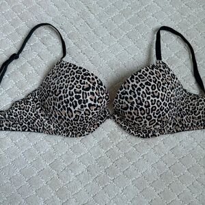 Cheetah print bra. Size 34B.